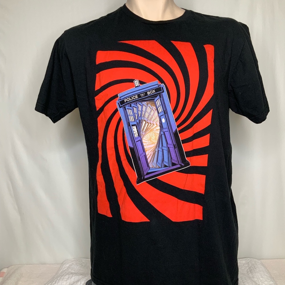 Dr Who tee XL police Booth short sleeve